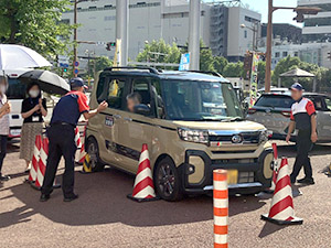 日本自動車連盟の講座の様子